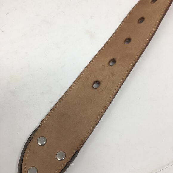Jennifer Graham Brown Genuine Leather Western Boho Belt Large main image 8